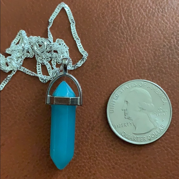 Pendant Charka Healing Stone Necklace - Picture 2 of 3